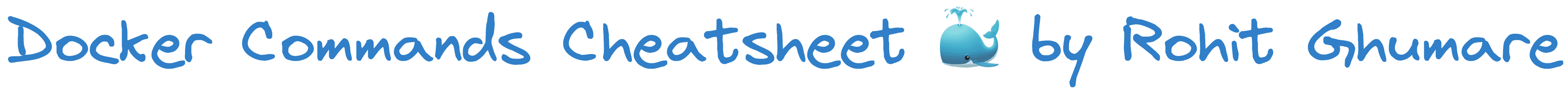 Docker Commands Cheatsheet